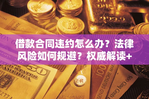 济南借款合同违约怎么办？法律风险如何规避？权威解读+实用指南